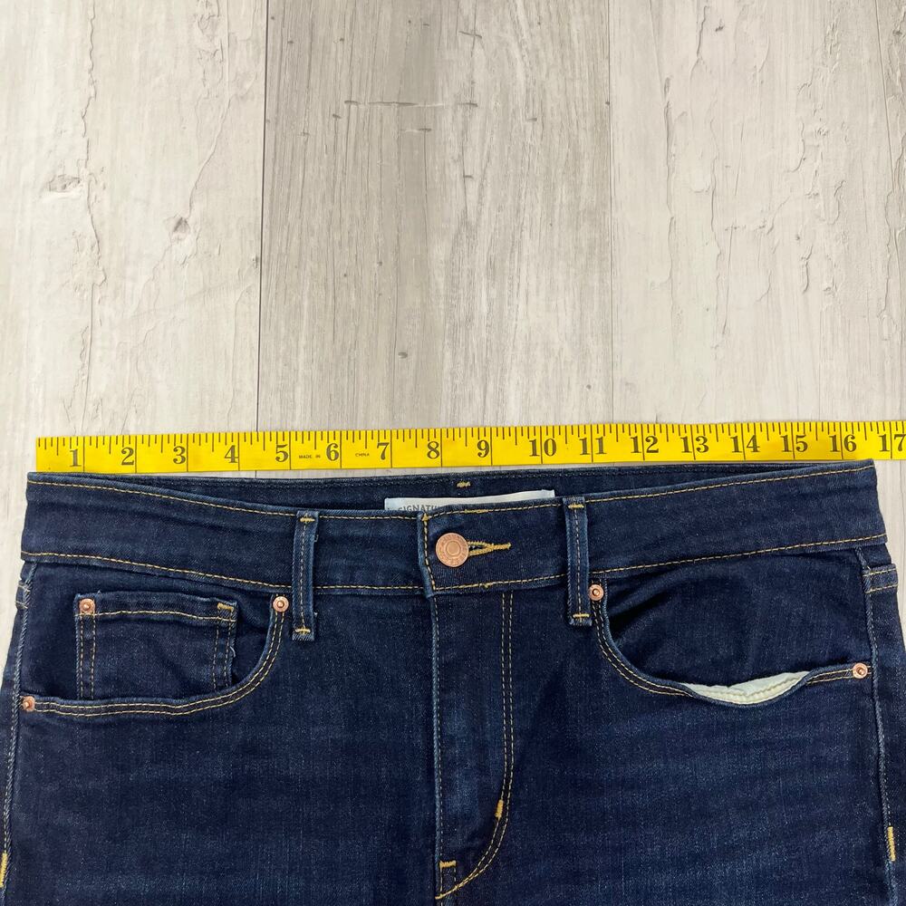 Levi Strauss Signature Denim Blue Bootcut Mid Rise Jeans 10S Casual Everyday - Picture 5 of 7